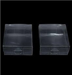 100 Pack of 15*15*4cm Clear PVC Plastic Folding Packaging Small rectangle/square Boxes for Wedding Jewelry Gift Party Favor Model Candy Chocolate Soap Box Tristar Online