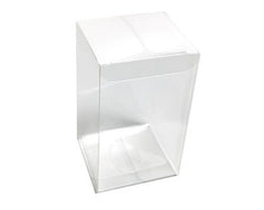 100 Pack of Large Plastic 22x14.5cm Rectangle Cube Box - Exhibition Gift Product Showcase Clear Plastic Shop Display Storage Packaging Box Tristar Online