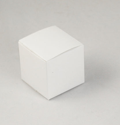 100 Pack of White 8x8x8cm Square Cube Card Gift Box - Folding Packaging Small rectangle/square Boxes for Wedding Jewelry Gift Party Favor Model Candy Chocolate Soap Box Tristar Online