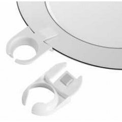 100 Pack Of 75mm White Wine Glass Dinner Lunch Plate Clip Holder - Stand Up Buffet Party  - Promotion Merchandise Gift Tristar Online