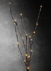 10 Sets of LED Light Bunch Stem - Warm White BATTERY fairy lights - 50cm high 20 bulbs/petals Tristar Online