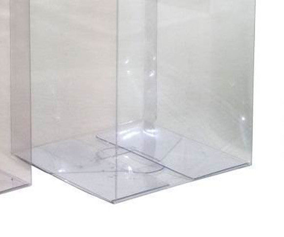 10 Pack of 9cm Sqaured Cube Gift Box -  Product Showcase Clear Plastic Shop Display Storage Packaging Box Tristar Online