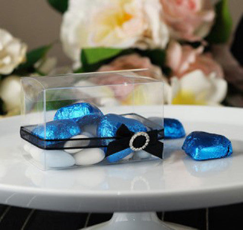 10 Pack of 5x8cm Clear PVC Plastic Folding Packaging Small rectangle/square Boxes for Wedding Jewelry Gift Party Favor Model Candy Chocolate Soap Box Tristar Online