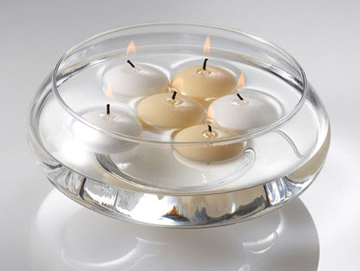 10 Pack of 8cm Ivory Wax Floating Candles - wedding party home event decoration Tristar Online
