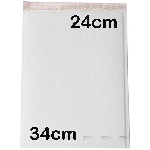20 Pack of 34*24cm White Padded Mailer Bag Envelope Tristar Online