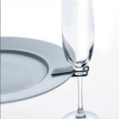 20 Pack Of 75mm White Wine Glass Dinner Lunch Plate Clip Holder - Stand Up Buffet Party  - Promotion Merchandise Gift Tristar Online