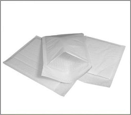 50 Piece Pack - 22.5cm x 15cm White Bubble Padded Envelope Bag Post Courier Shipping SMALL Self Seal Tristar Online