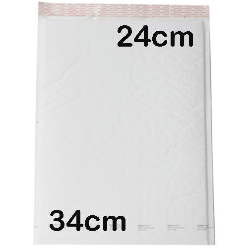 100 Piece Pack - 340x240mm LARGE Bubble Padded Envelope Bag Post Courier Mailing Shipping Mail Self Seal Tristar Online