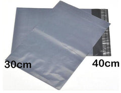 100 Bulk Buuy Pack - 400x300 mm GREY PLASTIC MAILING SATCHEL COURIER BAG POLY POSTAGE SHIPPING POST SELF SEAL Tristar Online