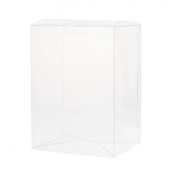 50 Pack of Large Plastic 22x14.5cm Rectangle Cube Box - Exhibition Gift Product Showcase Clear Plastic Shop Display Storage Packaging Box Tristar Online