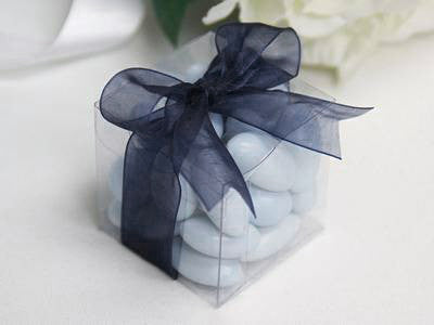 50 Pack of 8cm Square Cube - Product Showcase Clear Plastic Shop Display Storage Packaging Box Tristar Online