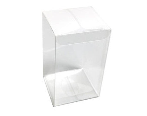50 Pack of 8x8x10cm Clear PVC Plastic Folding Packaging Small rectangle/square Boxes for Wedding Jewelry Gift Party Favor Model Candy Chocolate Soap Box Tristar Online