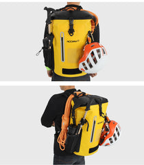 NOOYAH IPX8 Waterproof Bike Cycle Outdoor Sports Backpack Double-Layer Waterproof Bag  YELLOW Tristar Online