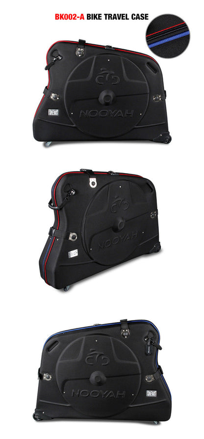 NOOYAH Bike Hard Shell Travel Case EVA Mountain MTB ebike Road Bike 700c Gravel Bike Tourer- BK002 in Black Tristar Online