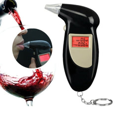 Digital Alcohol Tester LCD Police Breathalyser Grade Accuracy Portable Keychain - FREE POST Tristar Online