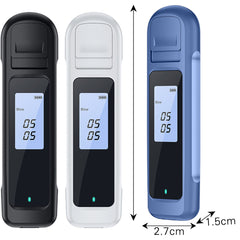 Alcohol Breathalyzer Drink Tester DUI LCD Breath Analyzer Handbag Pocket Size BLACK - FREE POST Tristar Online