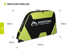 NOOYAH Bike GREY Travel Case Bike Bag Shell EVA Tough material MTB Mountain Bike Road Bike TT 700c Gravel Bike Ebike 29er etc - BK007S Tristar Online