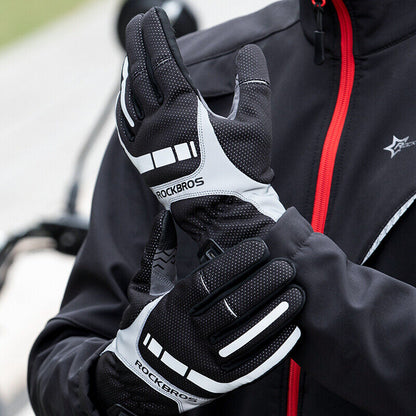 MTB Heated Gloves Large for Mountain Road Bike Breathable Winter Autumn Cycling Camping Running Outdoor Sport Rockbros Tristar Online