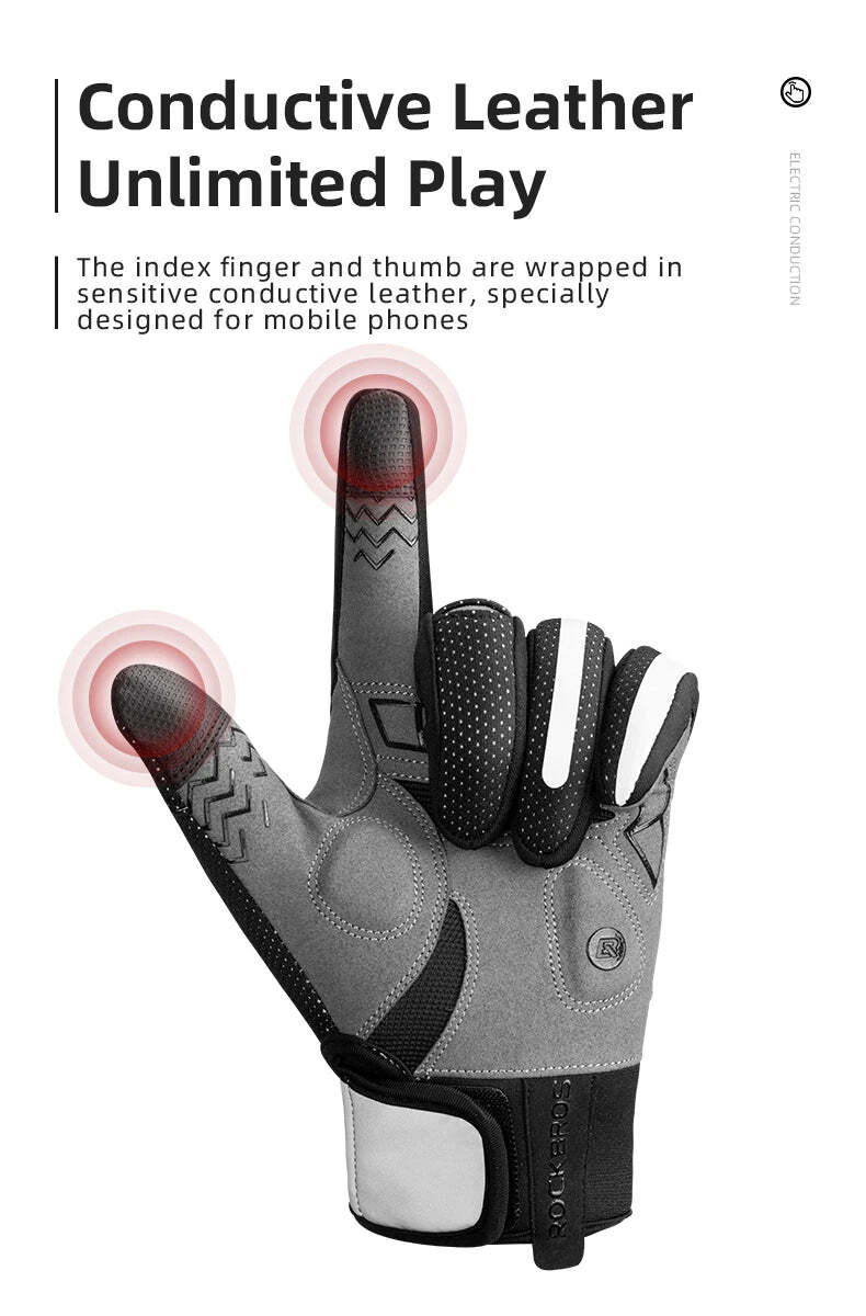 MTB Heated Gloves XLarge for Mountain Road Bike Breathable Winter Autumn Cycling Camping Running Outdoor Sport Rockbros Tristar Online