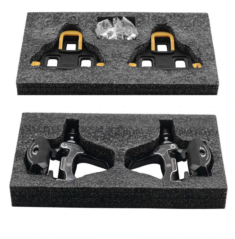 Self Lock Clip In Bike Pedals LOOK KEO Cleat MTB Road 700C Hybrid BMX - Rockbros Black Tristar Online