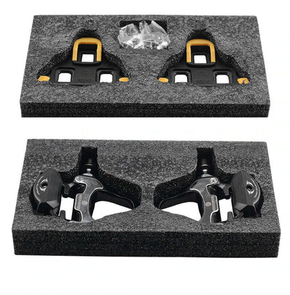 Self Lock Clip In Bike Pedals LOOK KEO Cleat MTB Road 700C Hybrid BMX - Rockbros Black Tristar Online