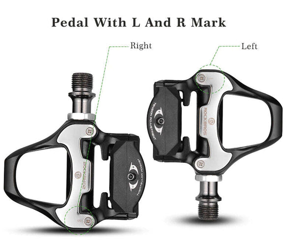Self Lock Clip In Bike Pedals LOOK KEO Cleat MTB Road 700C Hybrid BMX - Rockbros Black Tristar Online