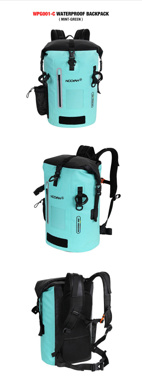 NOOYAH IPX8 Waterproof Bike Cycle Outdoor Sports Backpack Double-Layer Waterproof Bag  MINT GREEN Tristar Online