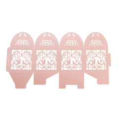 Pink Dove Bird Heart Baby Birth naming Ceremony Bomboniere Favor Lolly Gift Card Box - 10 Pack Tristar Online