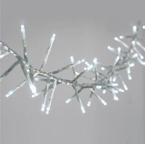 1 Set of 20 LED Plain Artic White Bulb Battery Powered String Lights Christmas Gift Home Wedding Party Bedroom Decoration Table Centrepiece Tristar Online