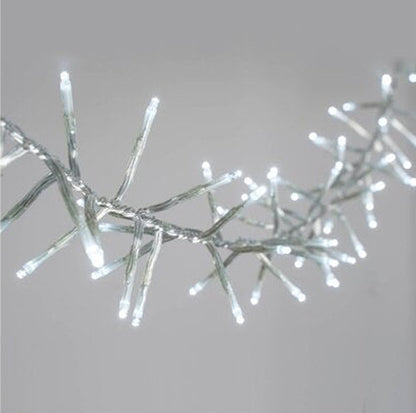 1 Set of 20 LED Plain Artic White Bulb Battery Powered String Lights Christmas Gift Home Wedding Party Bedroom Decoration Table Centrepiece Tristar Online