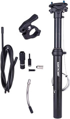 ZOOM SPD-801 Dropper Seatpost Adjustable Height via Thumb Remote Lever - External Cable 31.6 Diameter 100mm Travel Tristar Online