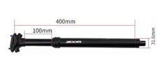 ZOOM MTB Adjustable seatpost Internal Cable 30.9 Diameter 125mm Travel Adjustable Height via Thumb Remote Lever - Tristar Online