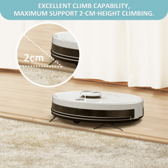 Tesvor S6 Turbo Robot Vacuum Cleaner Mop With Laser Navigation 4000Pa Tristar Online