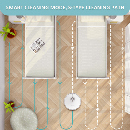 Tesvor S6 Turbo Robot Vacuum Cleaner Mop With Laser Navigation 4000Pa Tristar Online