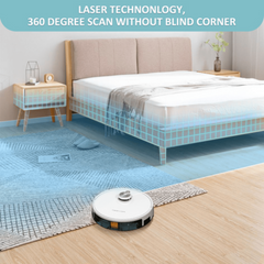 Tesvor S6 Turbo Robot Vacuum Cleaner Mop With Laser Navigation 4000Pa Tristar Online