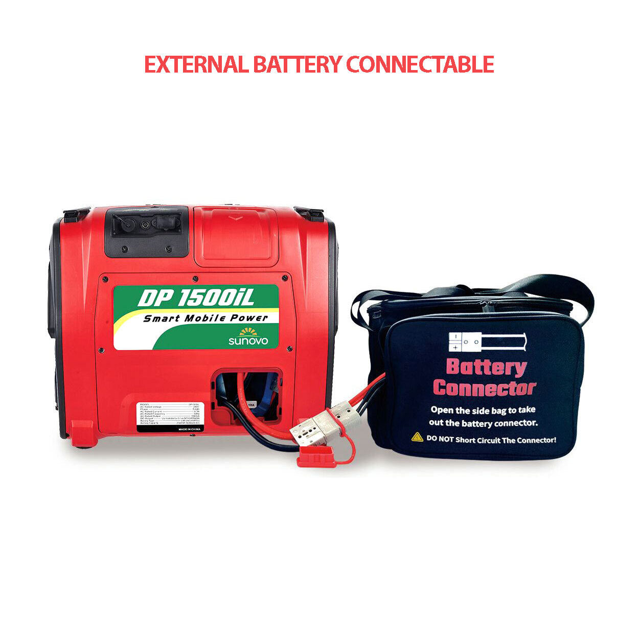 Sunovo 1500W Portable Power Station Solar Inverter Generator Tristar Online