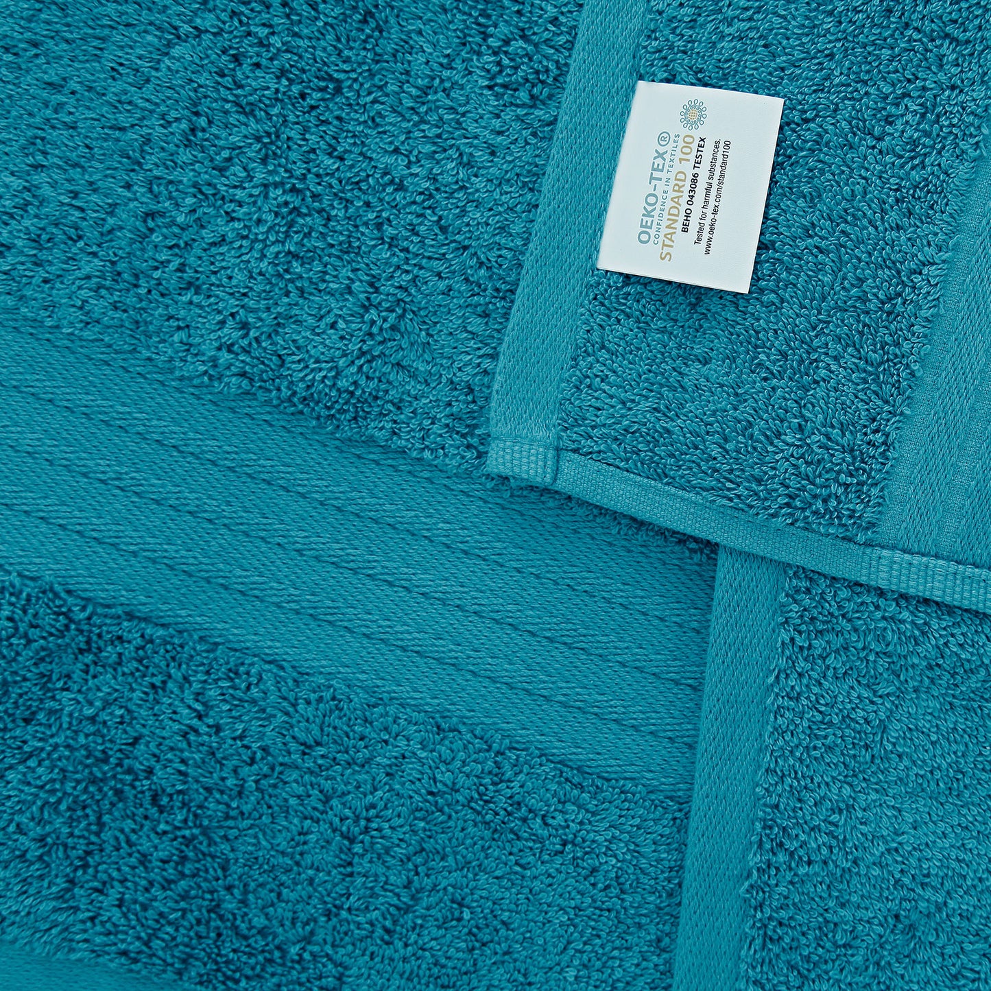 Linenland 4 Piece Cotton Bath Towels Set - Blue Tristar Online