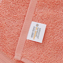 Linenland Bath Towel 4 Piece Cotton Hand Towels Set - Coral Tristar Online