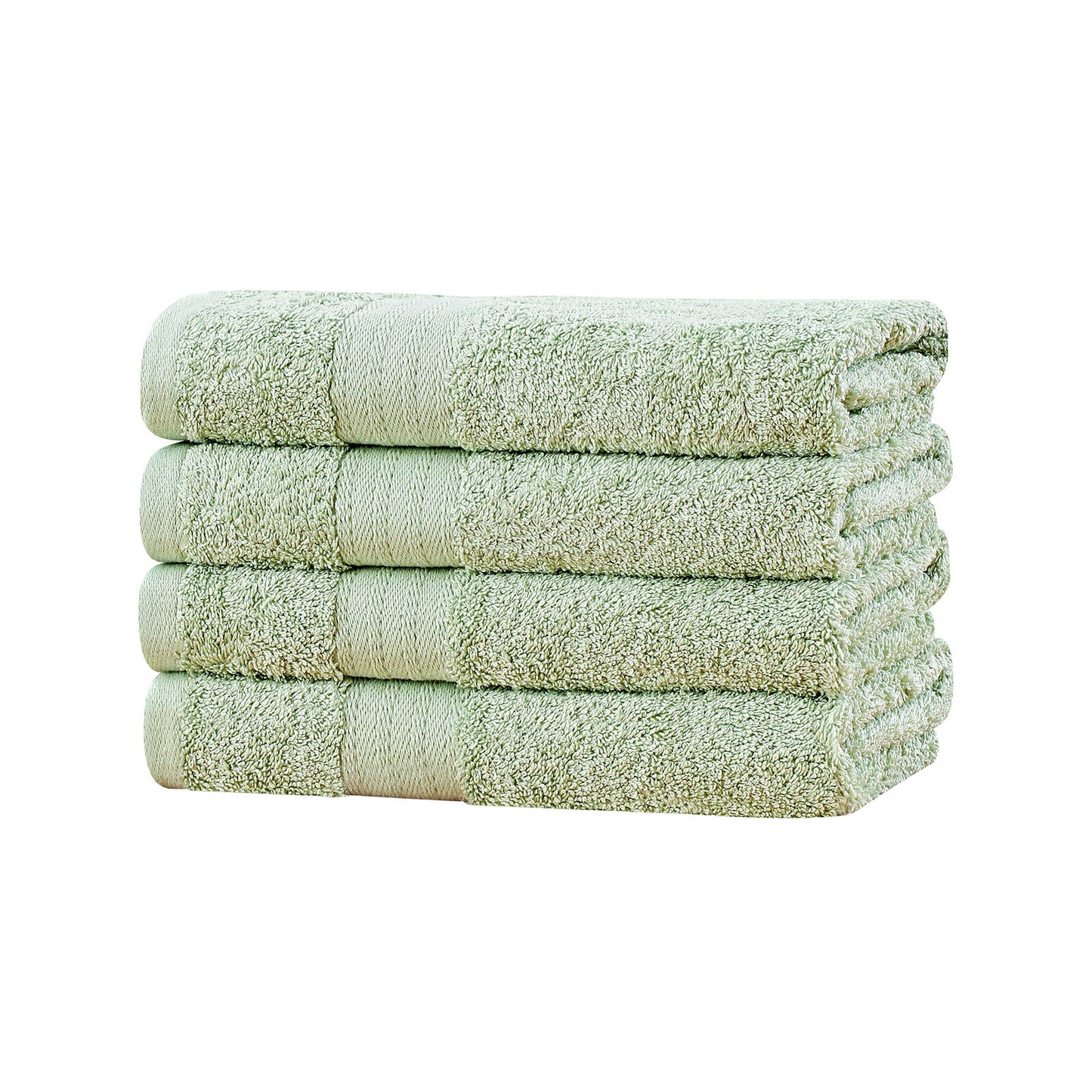 Linenland Bath Towel 4 Piece Cotton Hand Towels Set - Sage Green Tristar Online