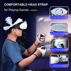 DEVASO Adjustable Head Strap for Playstation VR2, Reduced Pressure Lightweight Tristar Online