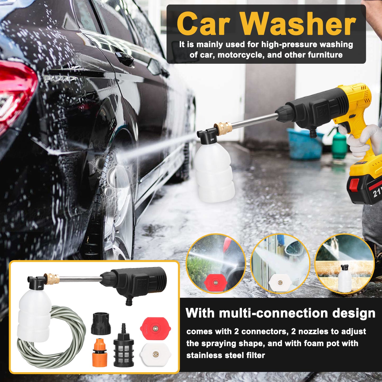 7in1 Multi-function Rechargeable Li-ion Electric Machine Set Electric Hammer Drill Chainsaw Conversion Tool Set Power Tool Kit Tristar Online
