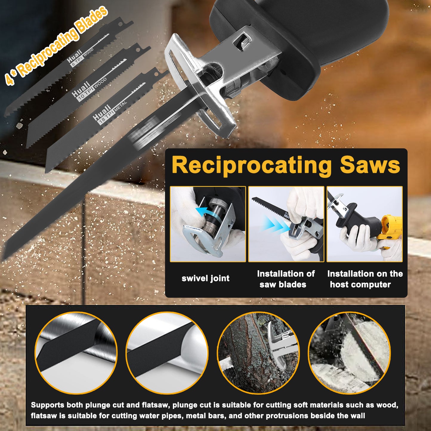 7in1 Multi-function Rechargeable Li-ion Electric Machine Set Electric Hammer Drill Chainsaw Conversion Tool Set Power Tool Kit Tristar Online