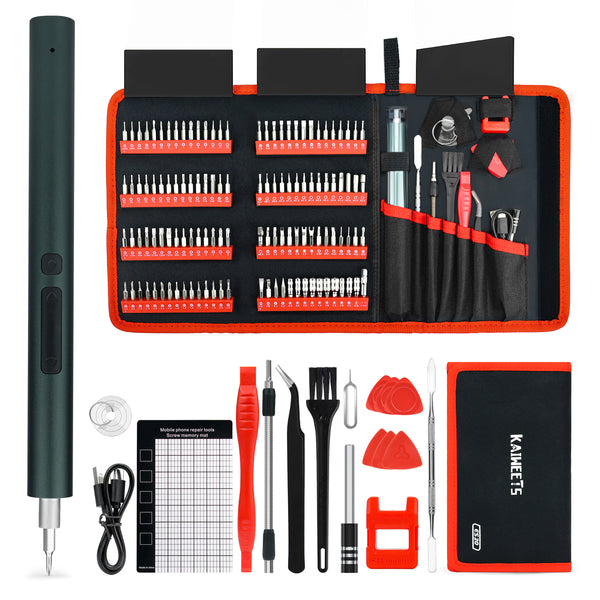 KAIWEETS Mini Electric Screwdriver, 137 in 1 Electric Precision Screwdriver Tristar Online