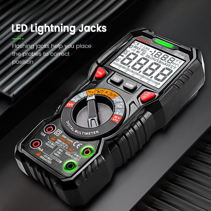 KAIWEETS Digital Multimeter TRMS 6000 Counts Voltmeter Auto-Ranging Fast Accurately Measures Voltage Current Amp Resistance Diodes Continuity Duty-Cycle Capacitance Temperature for Automotive Tristar Online