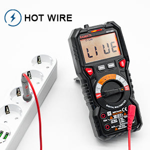 KAIWEETS Digital Multimeter TRMS 6000 Counts Voltmeter Auto-Ranging Fast Accurately Measures Voltage Current Amp Resistance Diodes Continuity Duty-Cycle Capacitance Temperature for Automotive Tristar Online