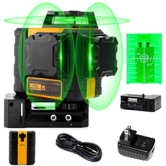 KAIWEETS KT360A Green Laser Level 3 X 360° Rotary Self Leveling with 1 Rechargeable Battery Tristar Online