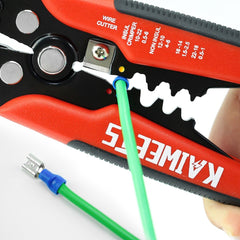 Kaiweets KWS-103 Self Adjusting Wire Stripper Wire Cutter Cable Stripper Clamp Tristar Online