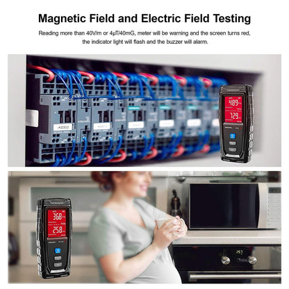 ERICKHILL EMF Meter Digital Electromagnetic Field Radiation Detector Machine Tristar Online