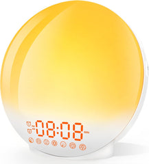 Sunrise Alarm Clock Wake Up Light 7 Sounds, Dual Alarms, Snooze, FM Radio Tristar Online