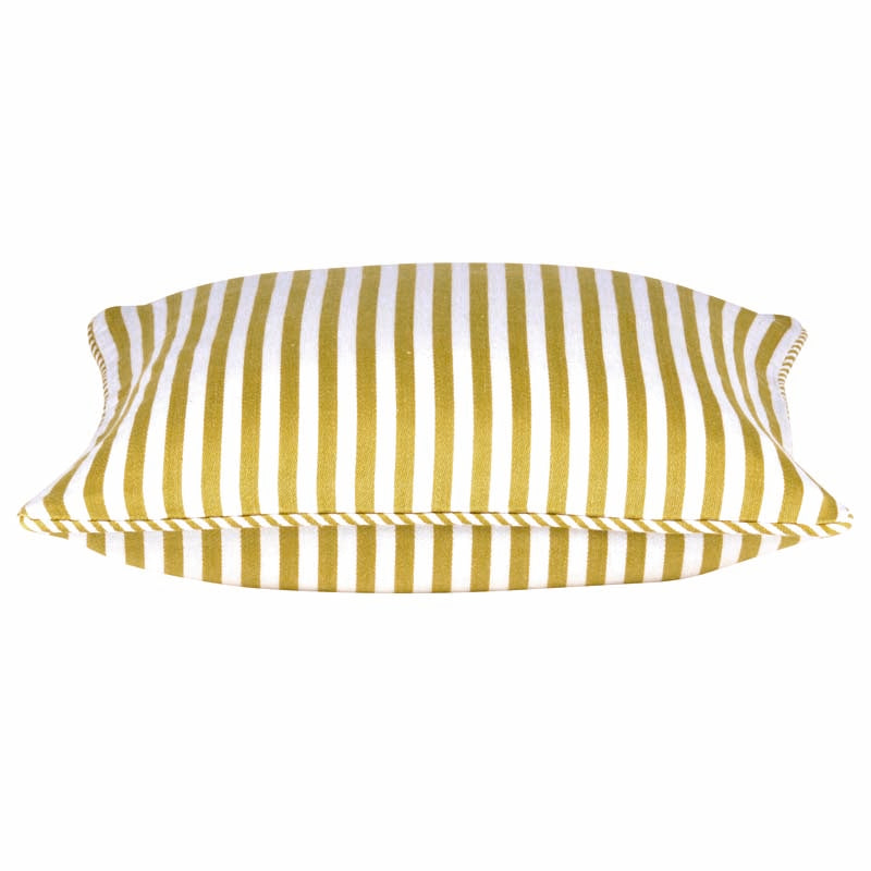 Dandi Mustard Yellow & White Striped Cushion Cover 40x40cm Tristar Online